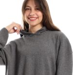 ⁦Andora womens High-Low Knitted Hoodie Pullover Sweater (pack of 1)⁩ - الصورة ⁦8⁩