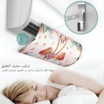 ⁦موزع هواء لمنع تيارات الهواء الباردة من تكييفات الهواء، تصميم سهل التثبيت وسهل التنظيف بزوايا قابلة للتعديل⁩ - الصورة ⁦4⁩