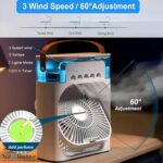 ⁦Generic Portable Air Cooler, 3-in-1 Mini Cooler, Home & Office, Green, Portable, Quiet⁩ - الصورة ⁦6⁩