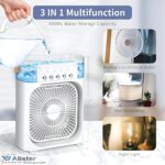 ⁦Generic Portable Air Cooler, 3-in-1 Mini Cooler, Home & Office, Green, Portable, Quiet⁩ - الصورة ⁦8⁩