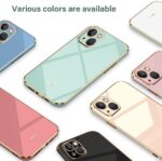 ⁦EASSGU Galvanised Frame Mobile Phone Case for Samsung Galaxy A25 5G (6.5 Inches), Soft TPU Silicone Protective Case - Green⁩ - الصورة ⁦7⁩