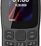 106 Dual SIM Mobile Phone - Black &&