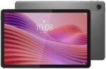 ⁦تابلت مقاس 10.1 بوصة بدقة FHD 1920 x 1200، ذاكرة رام 4 جيجابايت، تخزين 128 جيجابايت، ميديا تيك هيليو G85، بطارية 5100 مللي أمبير في الساعة، شبكة LTE مع جراب شفاف من لينوفو، رمادي (Luna Grey)⁩ - الصورة ⁦2⁩