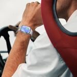 ⁦سوار من الستانلس ستيل من Nopatia متوافق مع Huawei Watch Fit 4، حزام معدني قابل للتعديل، مشبك قابل للطي آمن، سوار عمل رسمي للرجال والنساء⁩ - الصورة ⁦5⁩