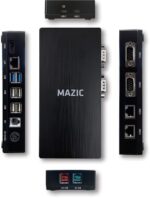 ⁦MAZIC نظام نقاط بيع متكامل بشاشة لمس 15.6 بوصة، جهاز كاشير مع دعم RAM و SSD مزدوج، مناسب للمطاعم والمحلات والسوبر ماركت، أسود- Intel® Core™ i5-1235U Processor 12M Cache, up to 4.40 GHz⁩ - الصورة ⁦2⁩