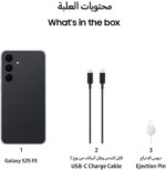 ⁦Samsung Galaxy S25 FE, 5G, Smartphone, Android, 512GB Storage, 8GB RAM, Jetblack, Octa Core, 1.3GHz, 6.7-inch, Full HD, 120Hz-1 Year Warranty/Local Version⁩ - الصورة ⁦4⁩
