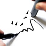 ⁦قلم ايلاينر بطابعة بلون اسود⁩ - الصورة ⁦4⁩