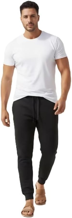 41e5v1tSUPL._AC_SL1091_.jpg Slim Fit Sweatpants For Men - Black