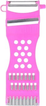 مقشرة بطاطس وخضروات 5 × 1 من الياسين، متعددة الألوان