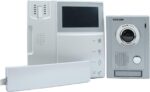 Kocom KCV-454-KC-MC30 Ultra Slim Design Handfree Video intercom - White Silver - 2724333170886