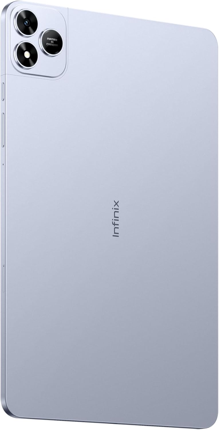 انفنيكس اكس باد 20 برو (X1201) ميست بلو + كيبورد، 90 هرتز، 8+256GB، ميديا تيك G100، كاميرا 8MP+5MP، 8000mAh مع شحن سريع 17 واط، نوع C، اندرويد 15، 4G، بلوتوث V5.2، ستيريو دي تي اس، 4 مكبرات صوت، ضمان