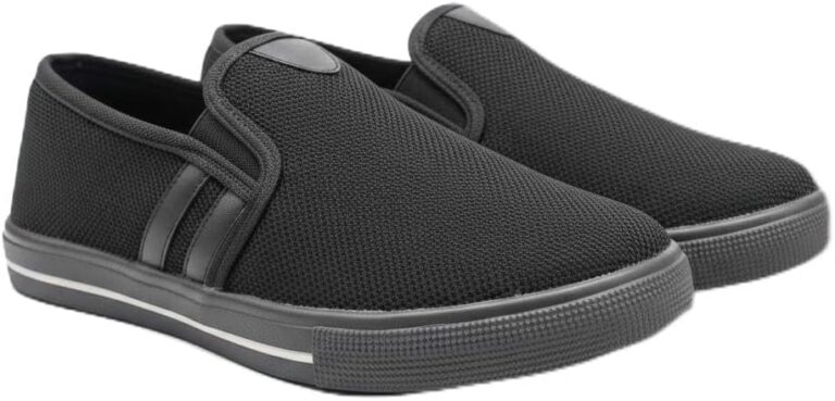 حذاء كاجوال رجالي سهل الارتداء (Slip-on) - خامة شبكية مريحة ومرنة - نعل مقاوم للانزلاق - مقاسات من 41 إلى 46
