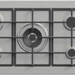 Kitchen Line Flat Built in, 5 Gas Burners, 90 cm, ELO10 Stainless Steel