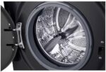 ⁦غسالة إل جي موديل F4Y2TYG6X بتحميل أمامي سعة 8 كجم باللون الجرافيت الداكن مع تقنية AI دايركت درايف وستيم+ واتصال ذكي⁩ - الصورة ⁦4⁩