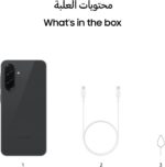 ⁦Samsung Galaxy A36 5G, Android Smartphone, 256GB Storage, 8GB RAM, Black, 6x OS Upgrades, Large Display, Octa-Core Processor 1 Year Warranty/Local Version⁩ - الصورة ⁦8⁩