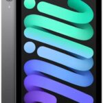 Apple iPad Mini (A17 Pro): 8.3 inch Liquid Retina Display, 128 GB, WiFi 6E and 5G Cellular, 12MP Front/12MP Rear Camera, Touch ID, All Day Battery - Space Grey