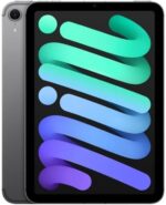 Apple iPad Mini (A17 Pro): 8.3 inch Liquid Retina Display, 128 GB, WiFi 6E and 5G Cellular, 12MP Front/12MP Rear Camera, Touch ID, All Day Battery - Space Grey
