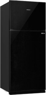 ⁦ثلاجة من تورنيدو موديل RF-580TV-BK بباب فرنسي، سعة 450 لتر، باللون الأسود، مزودة بتقنية إنفرتر ونانو ديودورايزر وتبريد هجين ومضادة للبكتيريا⁩ - الصورة ⁦5⁩