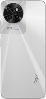 ⁦itel S23 (8GB RAM + 128GB ROM, Up to 16GB RAM with Memory Fusion | 50MP AI Dual Rear Camera | 5000mAh Battery with Type-C Charging | 90 Hz Display) - Mystery White - 1 Year Warranty/Local Version⁩ - الصورة ⁦4⁩