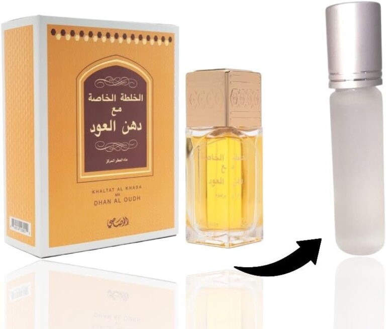 ماء العطر المركز الخلطة الخاصة مع دهن العود – رول اون زيت عطري رول اون للجنسين، خالي من الكحول – عطر شرقي فاخر يدوم طويلا من لا بيرفيوم نيتش، او دو برفان 12 مل
