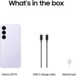 ⁦Samsung Galaxy S25 FE, 5G, Smartphone, Android, 256GB Storage, 8GB RAM, Icyblue, Octa Core, 1.3GHz, 6.7-inch, Full HD, 120Hz-1 Year Warranty/Local Version⁩ - الصورة ⁦8⁩