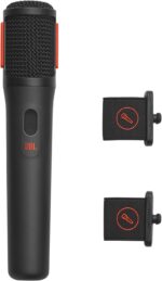 ⁦JBL Partybox Encore 2, Wireless Bluetooth Party Speaker with Wireless Mic, 15 Hours of Playtime, IPX4 Splashproof, Pro Sound with AI Sound Boost and Auracast Multi-Speaker Connection, Black⁩ - الصورة ⁦5⁩