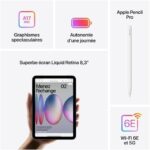 ⁦Apple iPad Mini (A17 Pro): 8.3 inch Liquid Retina Display, 128 GB, WiFi 6E and 5G Cellular, 12MP Front/12MP Rear Camera, Touch ID, All Day Battery - Space Grey⁩ - الصورة ⁦4⁩