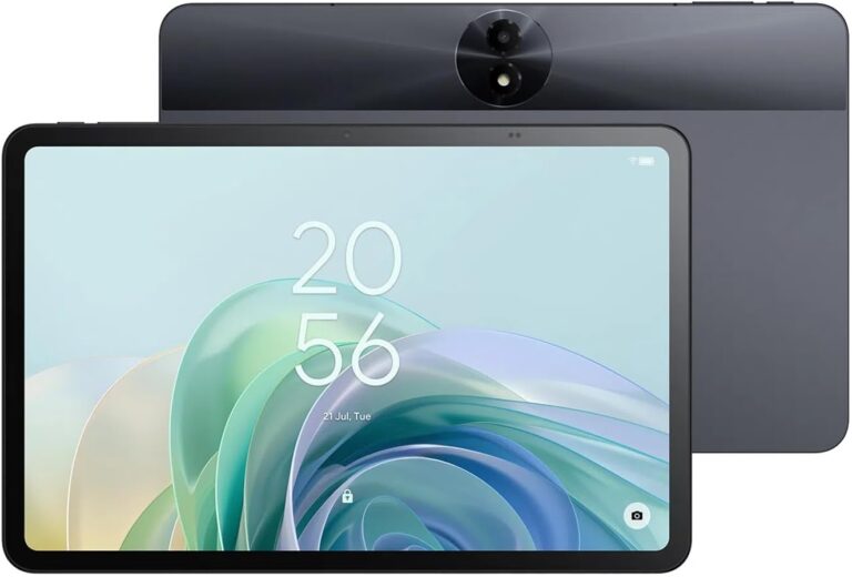 تابلت 11FE MTK-80G، ذاكرة RAM 4GB+4GB، 128GB، شاشة 11 بوصة 1200×1920 60HZ IPS، واي فاي فقط، بطارية 8000mAh، أندرويد 14، كاميرا خلفية 8MP AF مع فلاش واحد، FF أمامي 5MP، حافظة قلاب، قلم تي من TCL
