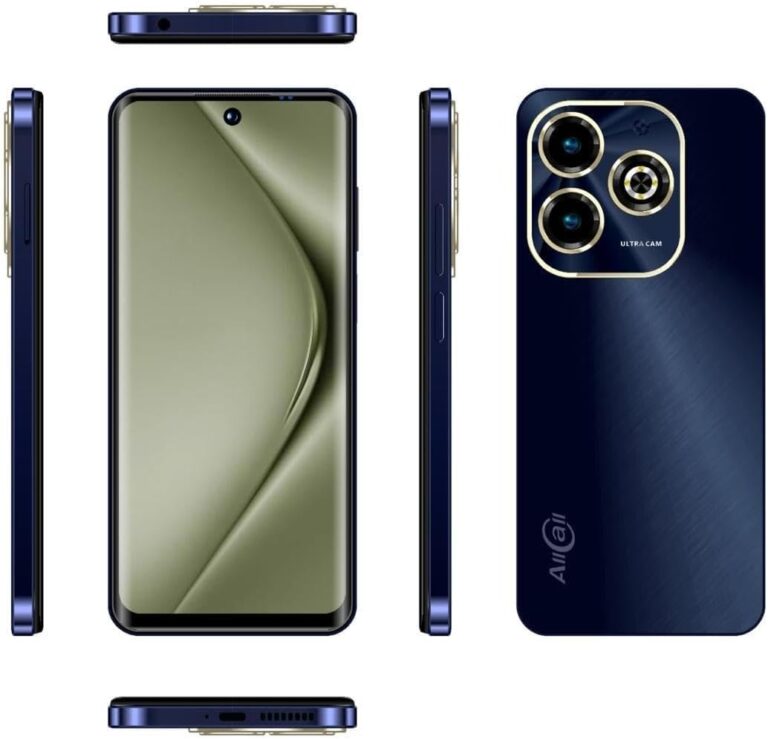 HERO 60C - (RAM: (2+10) 12GB + ROM: 64GB), 6.8 inch 720 * 1640 IPS HD+, 5160 mAh Battery,8MP selfie + 16MP Triple camera, Android 14 (Gravity Black)