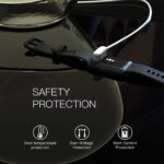 ⁦كابل شحن بديل من ال بي ام تي لساعة هواوي فيت/ فيت 3/ فيت 2/فيت ميني، متوافق مع ساعة هواوي باند 9/8/7/6، هواوي كيدز ووتش 4X/4 برو، هونر باند 7/6، هونر ووتش ES، متر واحد، أبيض⁩ - الصورة ⁦5⁩
