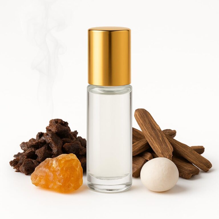 🕋 مسك بخور الكعبة للجنسين – Perfume Oil Roll-On 12ml – زيت عطر شرقي فاخر من العود والعنبر و musk– خالٍ من الكحول وثابت يدوم طويلاً بتوقيع La Perfumes Neach