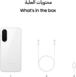 ⁦Samsung Galaxy A26 5G, Android Smartphone, 256GB Storage, 8GB RAM, White, 50MP Camera, Large Display, Long Battery Life 1 Year Warranty/Local Version⁩ - الصورة ⁦8⁩