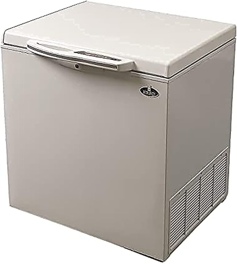 فريزر أفقي ديجيتال من كريازي KH185 CF- أبيض