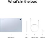 ⁦تابلت جالاكسي تاب S10 FE 256GB اندرويد وواي فاي، شاشة كبيرة، عمر بطارية طويل ومعالج اكسينوس 1580 مقاوم للماء بتصنيف IP68 وتحديث 90 هرتز وقلم ستايلس لتدوين الملاحظات من سامسونج، إصدار أمريكي، أزرق⁩ - الصورة ⁦10⁩