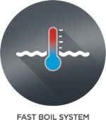⁦غلاية كهربائية زجاجية لاسلكية سعة 1.7 لتر بقدرة 2200 وات مع خاصية الإغلاق التلقائي وفلتر شبكي قابل للإزالة من كينوود، Zjp00.000Wh، أبيض⁩ - الصورة ⁦5⁩