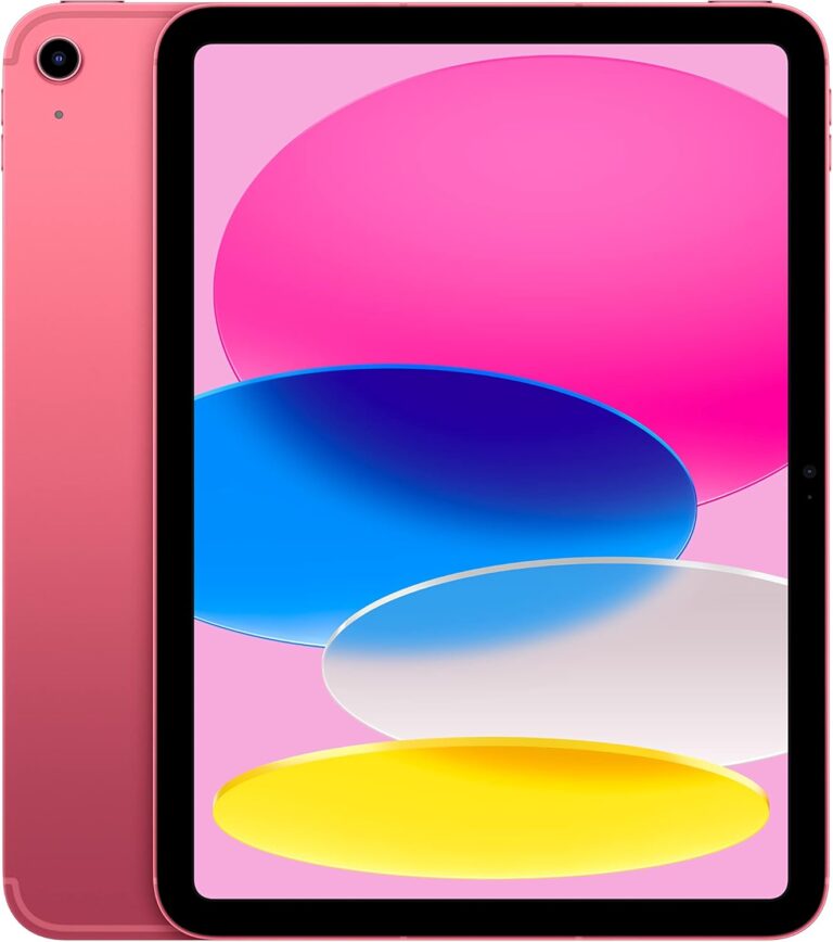 آبل آيباد 10.9 بوصة (واي فاي + شبكة خلوية، 64GB) - لون وردي (الجيل العاشر)