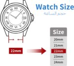 ⁦سوار ساعة جلد 20 /22 ملم من انفوسن لساعة سامسونج جالاكسي 46 ملم/جالاكسي 3 (45 ملم/46 ملم)، جير 2/جير S3 (فرونتير، كلاسيك)، هواوي 2 كلاسيك/3/3 برو/جي تي (42 ملم، 46 ملم، 2e، رانر)/(GT2، GT2 برو، GT3)⁩ - الصورة ⁦2⁩