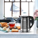 ⁦غلاية زجاجية مزدوجة الطبقات من ارشيا، سعة 1.7 لتر، موديل GK116-3068⁩ - الصورة ⁦2⁩