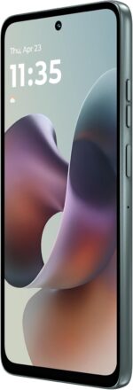 ⁦Motorola Moto G56 Smartphone, 256GB, 12GB RAM, Dual-SIM, Android 14 - Gray Mist, 1 Year Warranty⁩ - الصورة ⁦9⁩