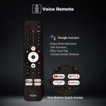 ⁦تلفزيون من هاير بشاشة ٥٥ بوصة، بدقة 4K، موديل H55K80EU، بتقنية كيو إل إي دي⁩ - الصورة ⁦7⁩