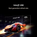 ⁦تلفزيون ذكي بشاشة QLED مقاس 65 بوصة بدقة 4K - مخصص للألعاب بمعدل تحديث 144 هرتز - يدعم تقنيتي دولبي فيجن اي كيو وآتموس - مزود بذاكرة رام 3 جيجابايت وذاكرة تخزين روم 32 جيجابايت - التحكم الصوتي بدون⁩ - الصورة ⁦4⁩