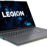 لابتوب ليجون 7 للألعاب من لينوفو، مع معالج انتل كور i7-11800H، بطاقة رسوميات RTX 3080، وذاكرة رام سعة 16 جيجابايت، باللون الرمادي