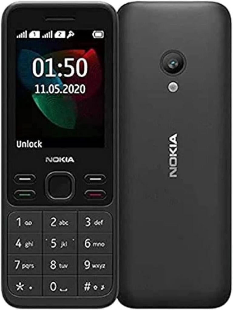 Nokia 150 Dual SIM 4MB RAM+4MB ROM (2.4 Inches) (4G) - (Black)