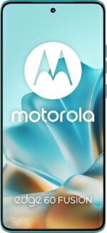 ⁦Motorola Edge 60 Fusion Smartphone (6.67" Super HD Display, 50MP Camera with Moto AI 12/256GB, Android 15) Pantone Amazonite (Blue)⁩ - الصورة ⁦4⁩