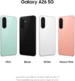 ⁦Samsung Galaxy A26 5G, Android Smartphone, 256GB Storage, 8GB RAM, White, 50MP Camera, Large Display, Long Battery Life 1 Year Warranty/Local Version⁩ - الصورة ⁦3⁩