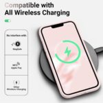 ⁦AOTESIER Compatible with iPhone 12 Phone Case and iPhone 12 Pro Case 6.1 inch,Silky Touch Premium Soft Liquid Silicone Rubber Anti-Fingerprint Full-Body Protective Flexible Bumper Case (Chalk Pink)⁩ - الصورة ⁦7⁩