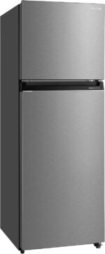 ⁦Toshiba refrigerator GR-RT468WE-PMN(57), Origin inverter, Tropical, Cooling zone, Temperature control, Pure bio filter, Humidity control, 338 Liter, Stray Silver (stainless)⁩ - الصورة ⁦3⁩