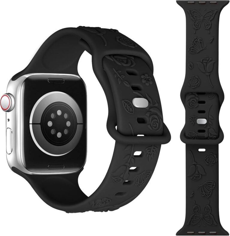 JIELIELE Solo Loop Strap Compatible with Apple Watch Band 38mm 40mm 42mm 44mm, Sport Elastics Silicone Apple Watch Bands Women Men, Replacement Wristband for iWatch Series 6 5 4 3 2 1 SE (S M L)