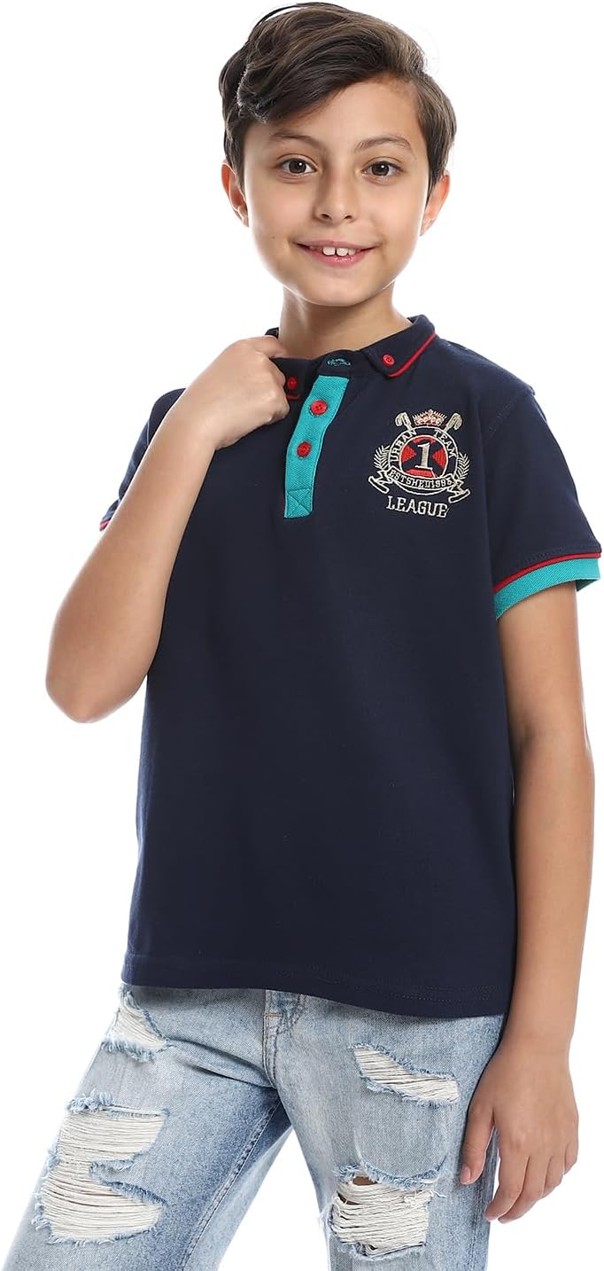 CAESAR Boys Boys Collared Neck Polo Shirt Boys Collared Neck Polo Shirt (pack of 1)
