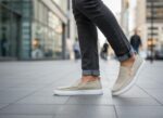 ⁦كوتشي سنيكرز رجالي RUN من Project Z – وجه نسيج مسامي للتهوية ونعل PVC فائق المرونة – حذاء رياضي خفيف للمشي والجري والتمارين – مقاسات (41-45)⁩ - الصورة ⁦2⁩
